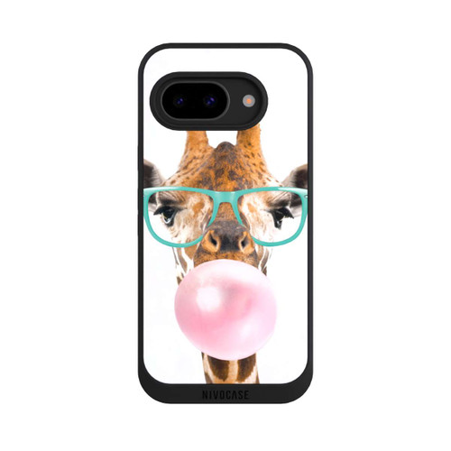 Google Pixel 9a NIVOpure Giraffe mit Kaugummi