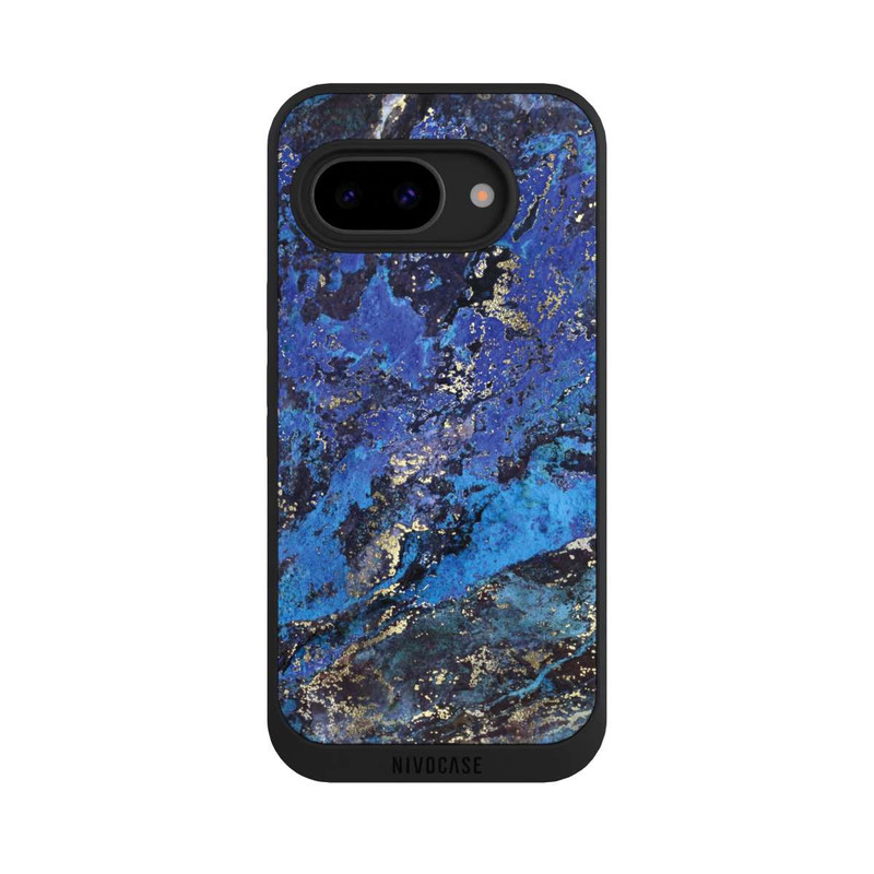 Pixel 9 a NIVOpure Lapislazuli blau und gold