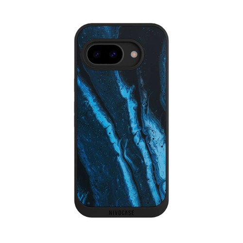 Google Pixel 9a NIVOpure Blue oil texture