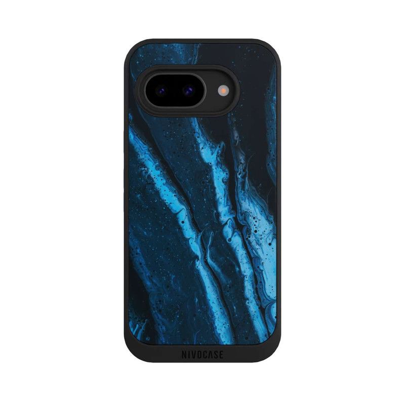 Pixel 9a NIVOpure Blue oil texture