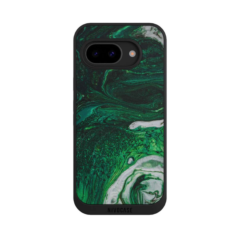 Pixel 9 a NIVOpure Green oil texture