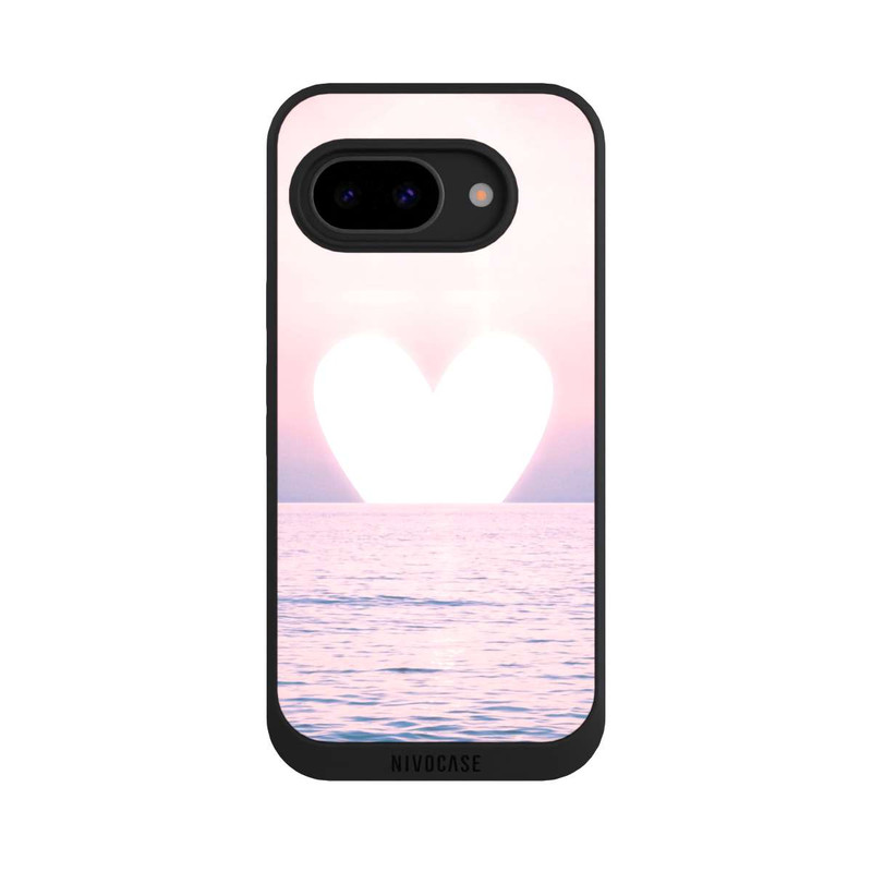 Pixel 9a NIVOpure Herz-Sonnenuntergang