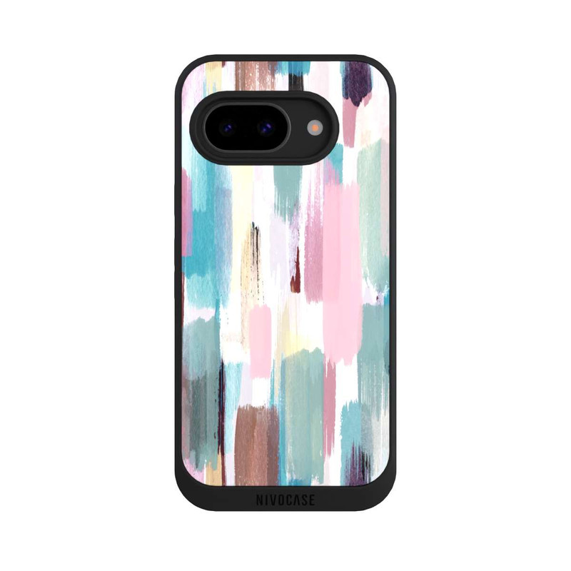 Pixel 9a NIVOpure Abstrakte Pinselstriche in Pastelltönen