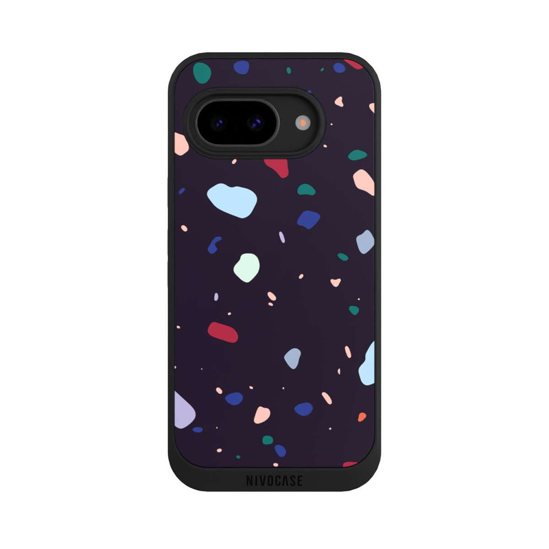 Pixel 9 a NIVOpure Moderner dunkel abgerundeter Terrazzo