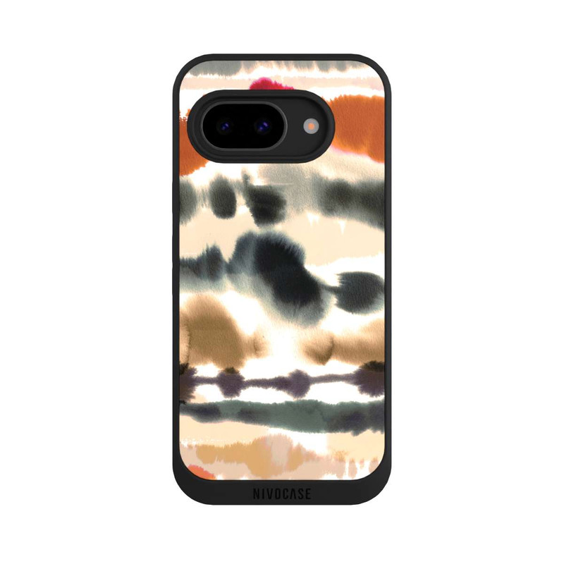 Pixel 9 a NIVOpure Weiche nautische Aquarelllinien Orange