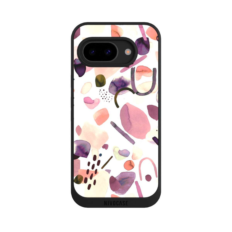 Pixel 9a NIVOpure Abstrakte Formen aquarell lila