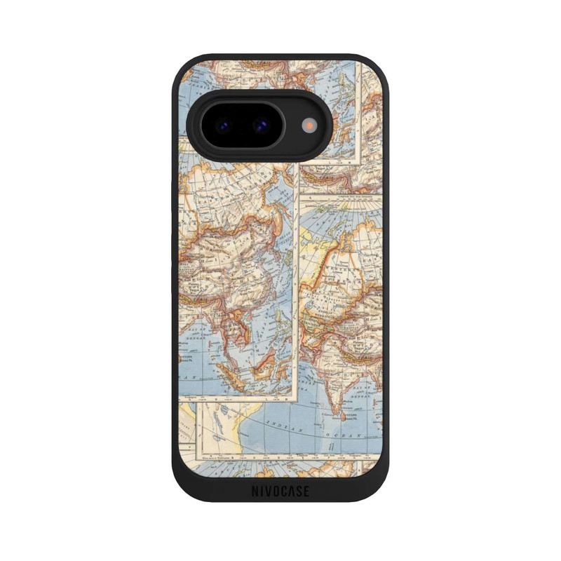 Pixel 9 a NIVOpure Carte du monde vintage