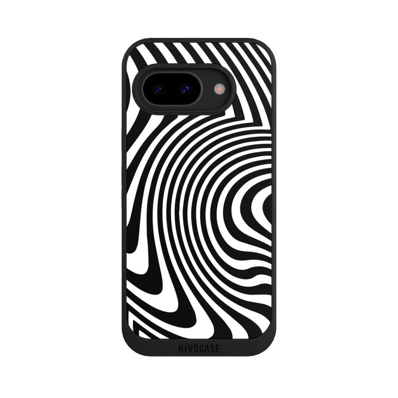 Pixel 9a NIVOpure Black and White Waves