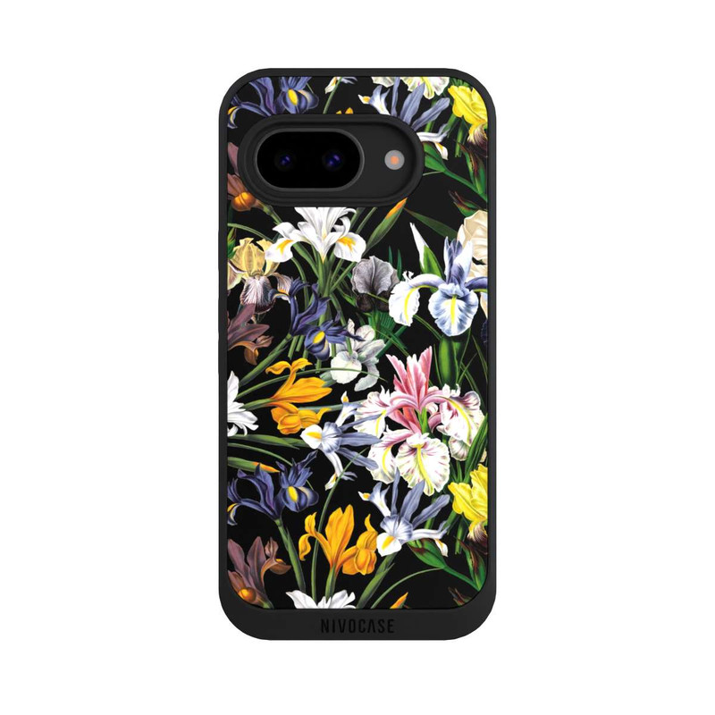 Pixel 9a NIVOpure Dunkle Wildblumentapete