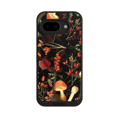 Google Pixel 9a NIVOpure Mushroom Pattern Black