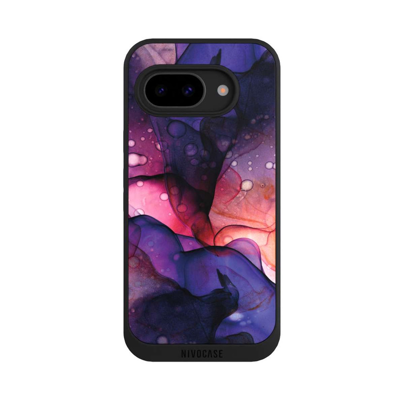 Pixel 9a NIVOpure Flüssige Kunst Lila-Pink