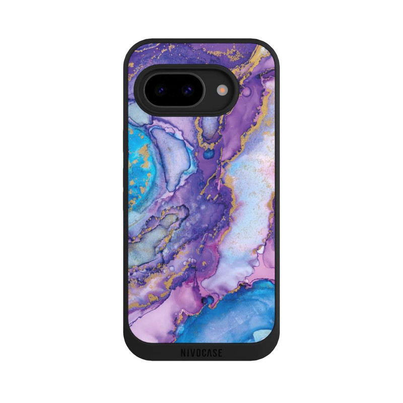 Pixel 9a NIVOpure Purple und Blue Swirl Ink