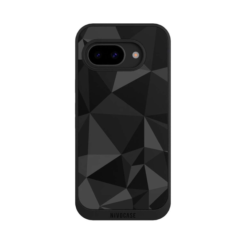 Pixel 9a NIVOpure Polygonmuster schwarz