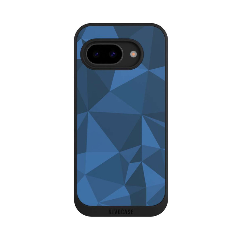 Pixel 9 a NIVOpure Polygon Pattern Blue