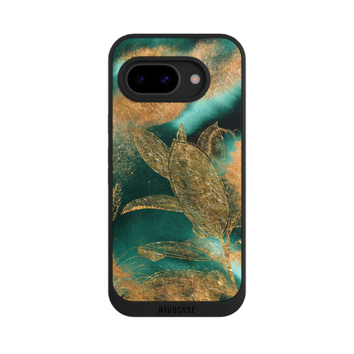 Google Pixel 9a NIVOpure Gold und Grün Natur