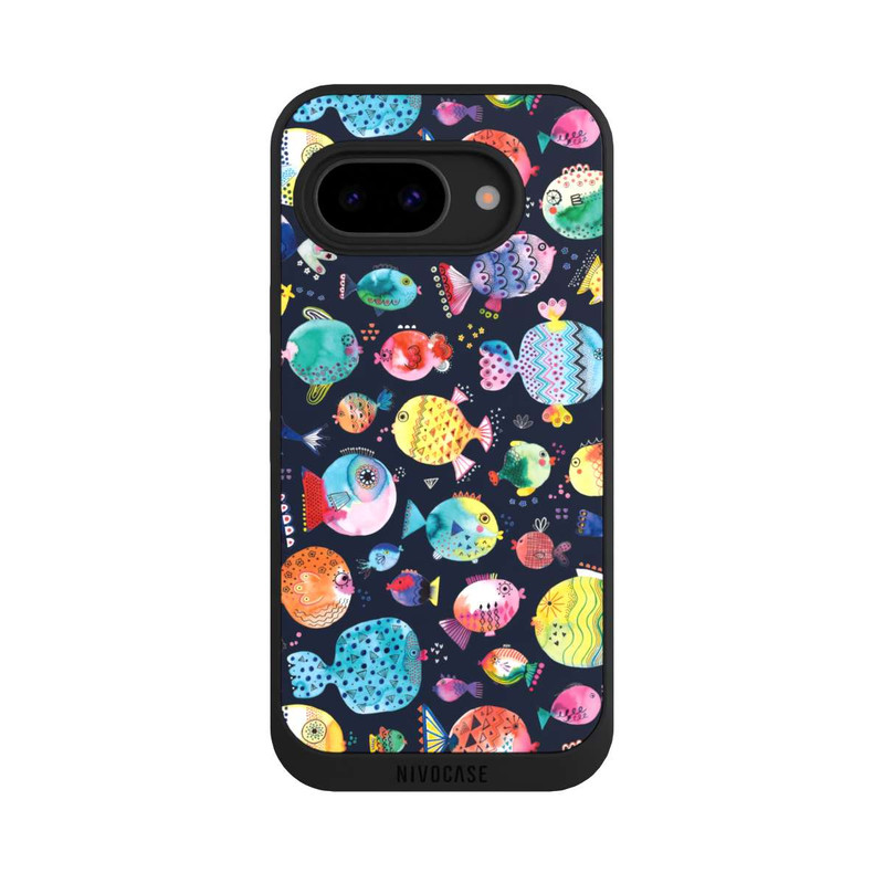 Pixel 9a NIVOpure Beach Puffer Fishes Kids Navy