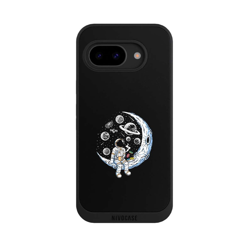 Pixel 9a NIVOpure Astronaut Drinking Coffee