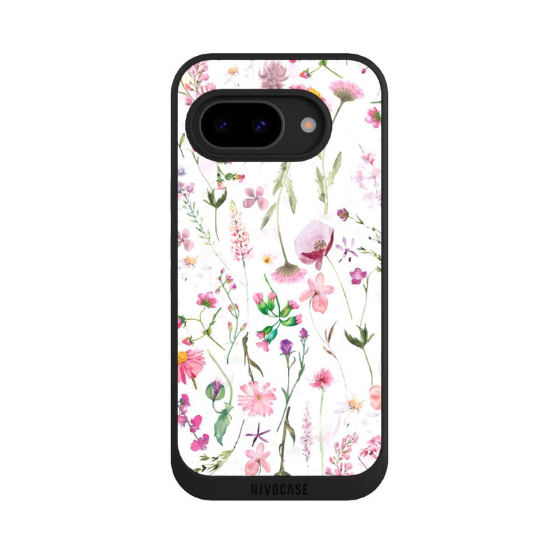 Pixel 9 a NIVOpure Prairie de fleurs roses
