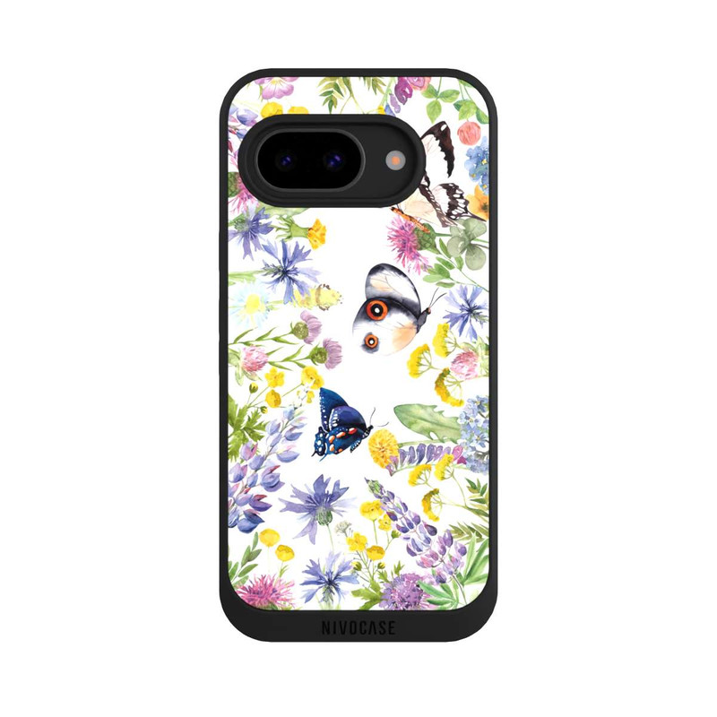 Pixel 9a NIVOpure Colourful Spring Flowers and Butterflies