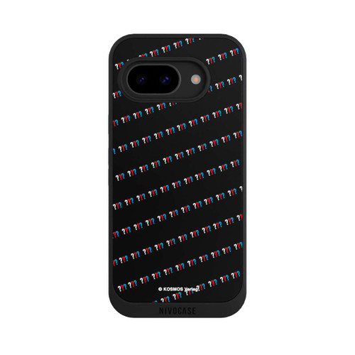 Google Pixel 9a NIVOpure Drei Fragezeichen Muster Schräg