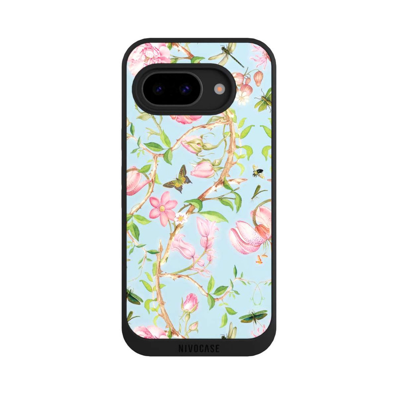 Pixel 9 a NIVOpure Vintage Botanic Flowers Blue
