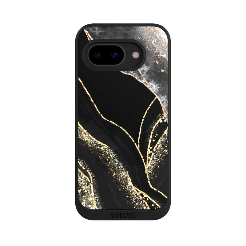 Pixel 9a NIVOpure Dark Marble Gold
