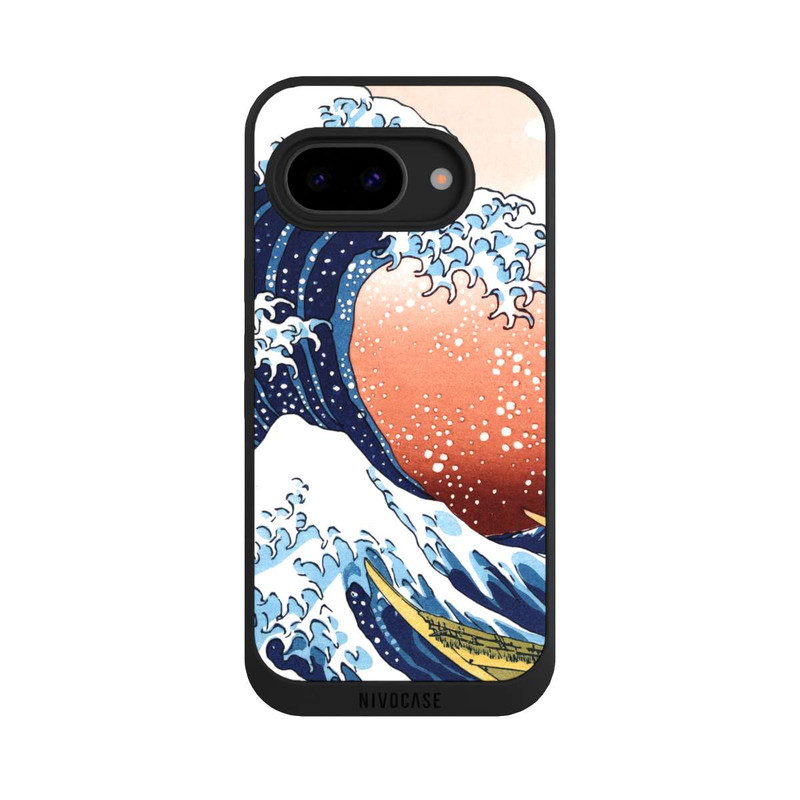 Pixel 9a NIVOpure La Grande Vague de Kanagawa Rouge