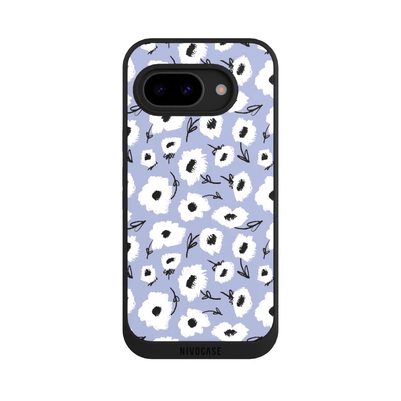 Pixel 9a NIVOpure Pattern Fleurs Lilas