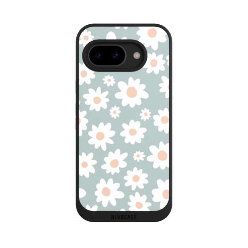 Google Pixel 9a NIVOpure Gänseblümchen Muster grün