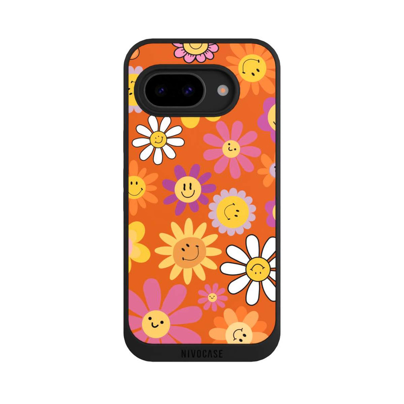Pixel 9a NIVOpure Smiles Orange Flowers