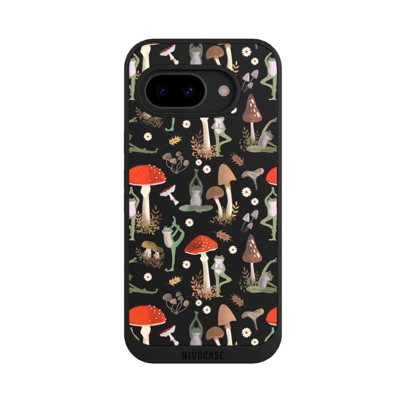 Pixel 9a NIVOpure Yoga-Frösche mit Pilzen