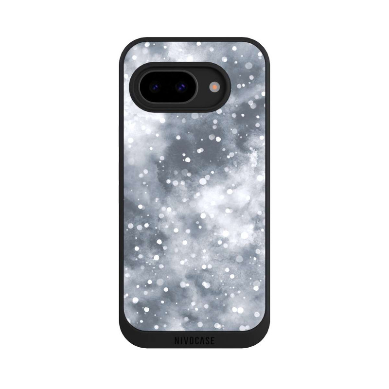 Pixel 9a NIVOpure Ciel de neige d'hiver abstrait