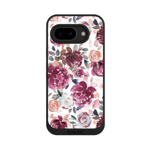Google Pixel 9a NIVOpure Herbstpfingstrosen und Rosen in Rosa
