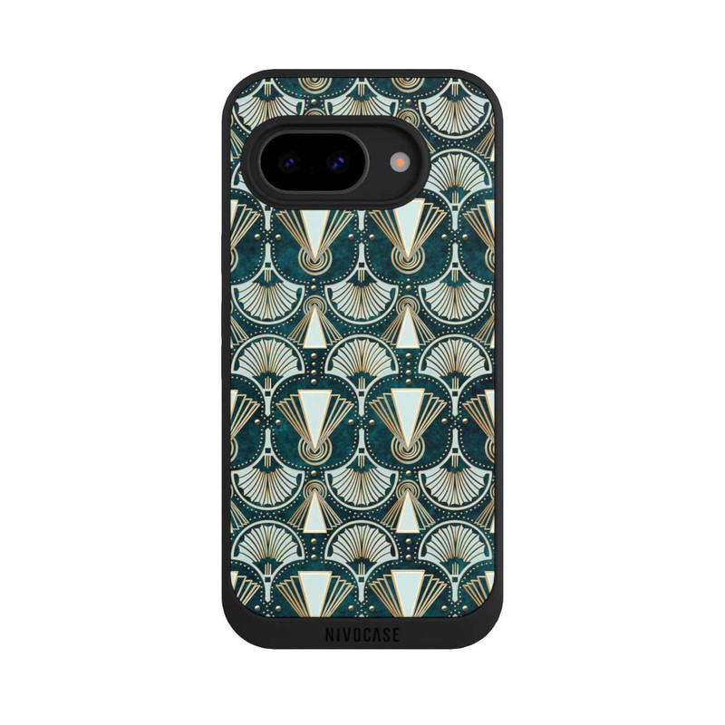 Pixel 9 a NIVOpure Art Deco Green Pattern