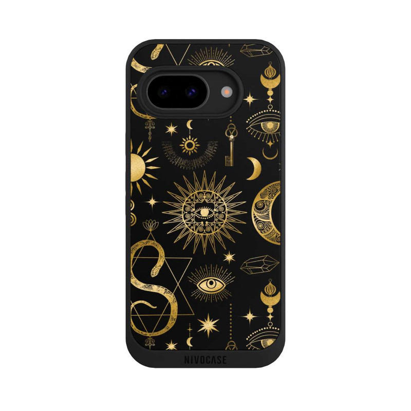 Pixel 9 a NIVOpure Himmlische Sonne und Mond Steampunk