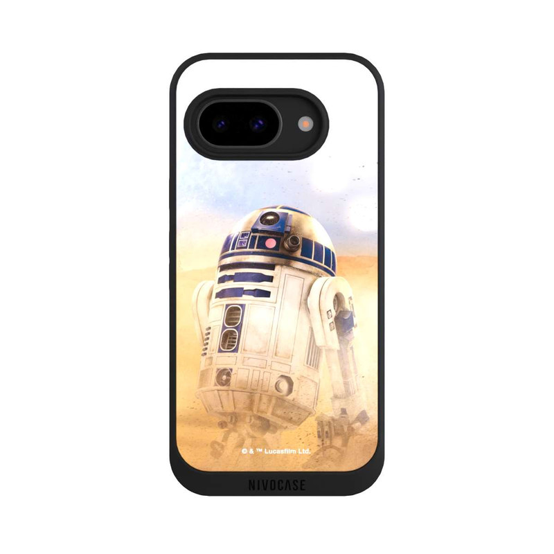 Pixel 9 a NIVOpure R2D2 in der Wüste