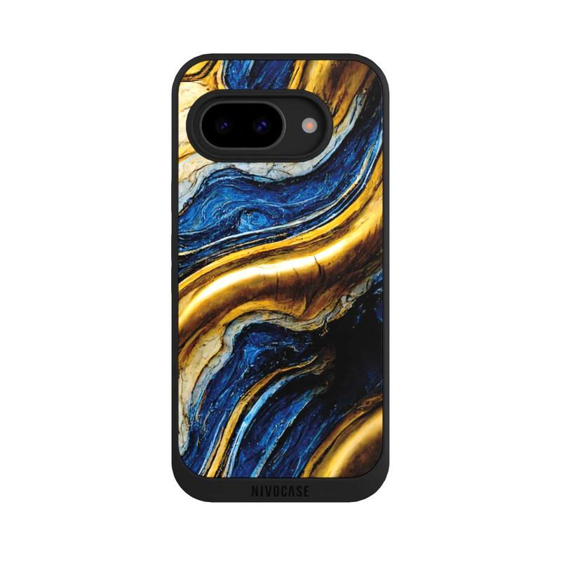 Pixel 9a NIVOpure Structure Aspect Bleu Royal Et Or
