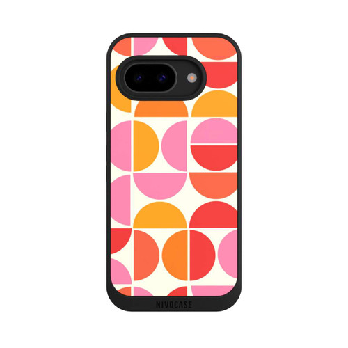 Google Pixel 9a NIVOpure Retro Trend Muster Orange