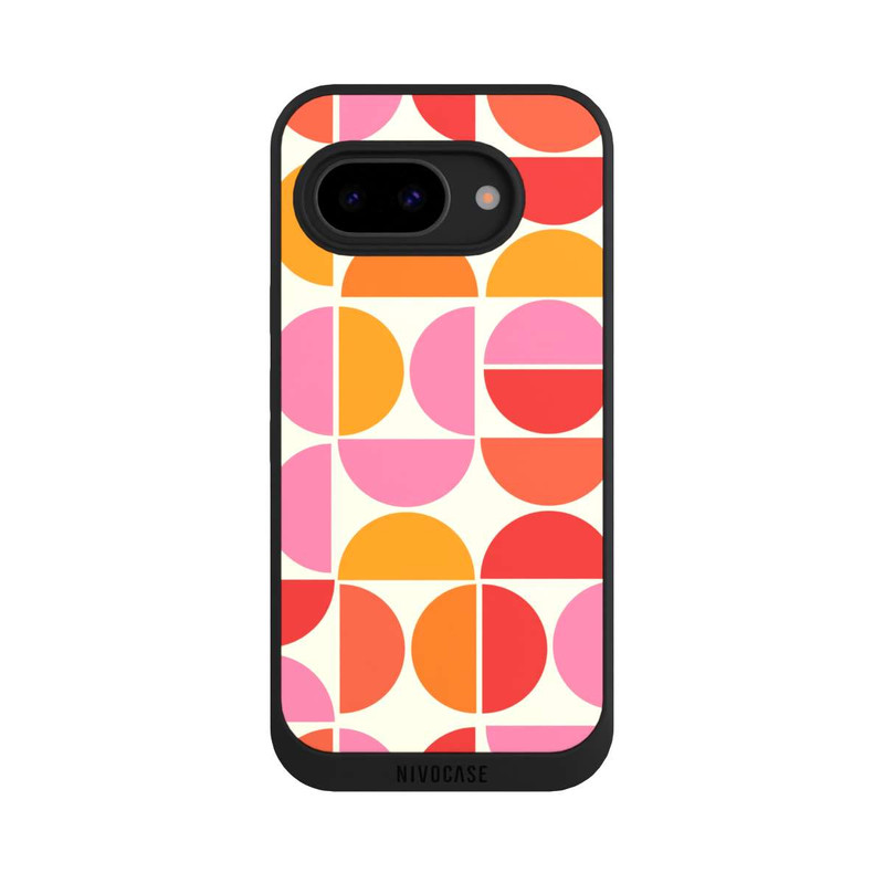 Pixel 9a NIVOpure Retro Trend Muster Orange