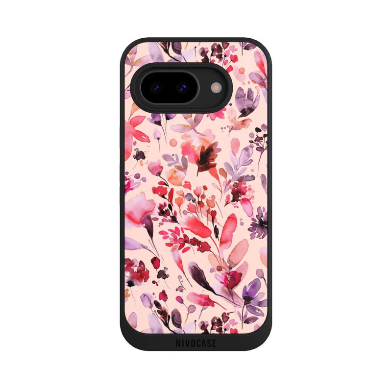 Pixel 9 a NIVOpure Künstlerische Blumen Viva Magenta