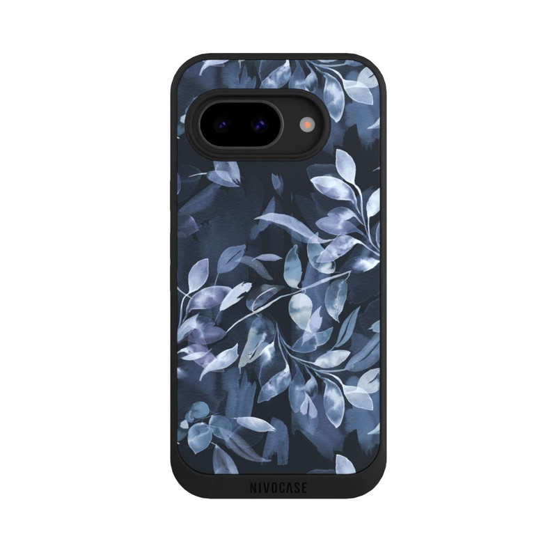 Pixel 9 a NIVOpure Aquarelle Feuilles Mystiques Marine