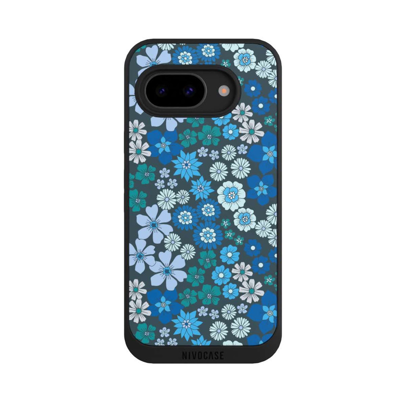 Pixel 9 a NIVOpure Fleurs bleues DeinDesign