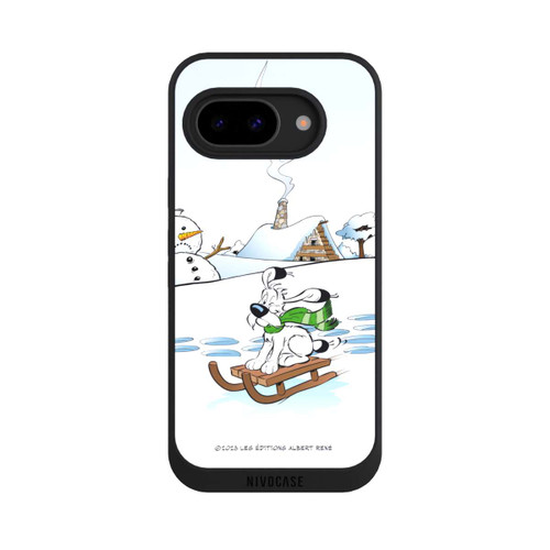 Google Pixel 9a NIVOpure Idéfix fait du traîneau