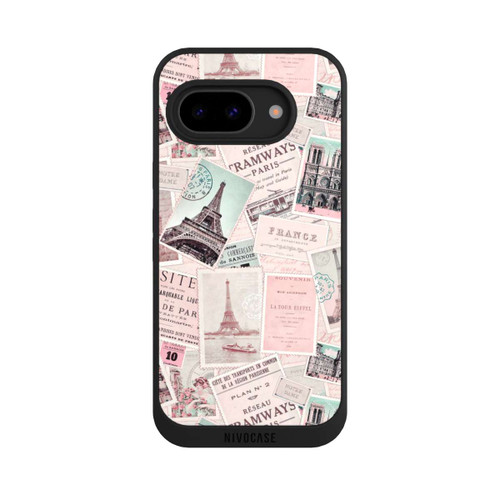 Google Pixel 9a NIVOpure Vintage Paris Postcards Pattern