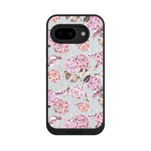Google Pixel 9a NIVOpure Pastel Magic Hydrangea Floral Watercolor Pink