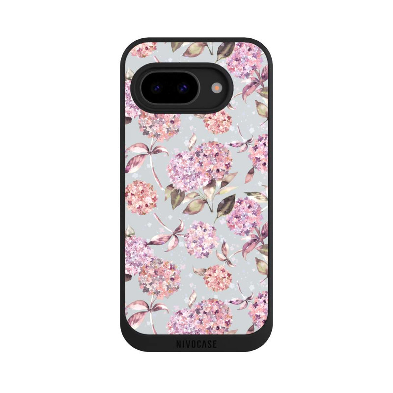 Pixel 9 a NIVOpure Pastel Magic Hydrangea Floral Watercolor Pink