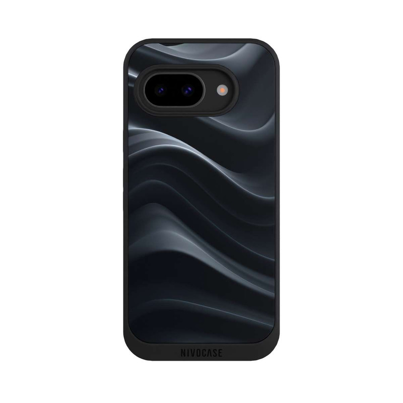 Pixel 9 a NIVOpure Black Waves Texture