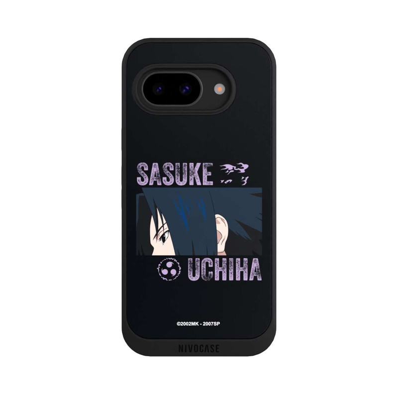 Pixel 9 a NIVOpure Sasuke Uchiha Gros plan