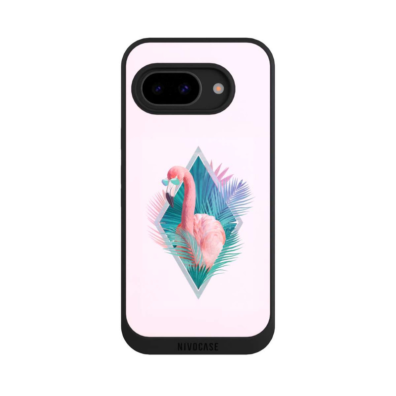 Pixel 9 a NIVOpure Tropical Leaves Flamingo
