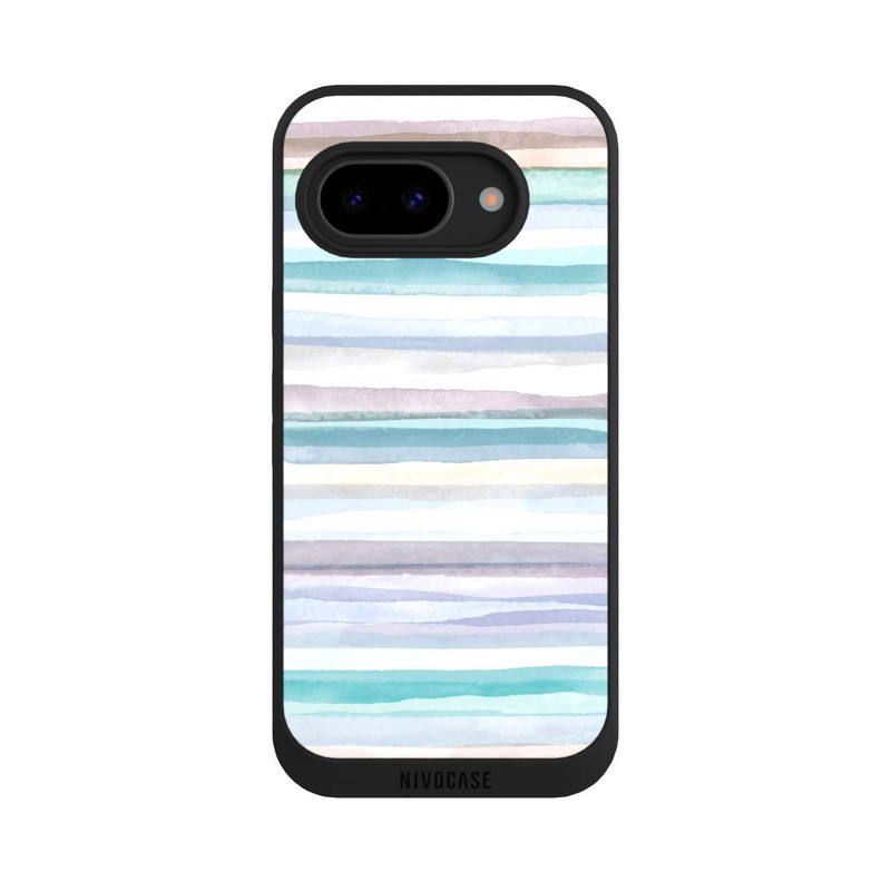 Pixel 9 a NIVOpure Pastellfarbene Streifen Blau